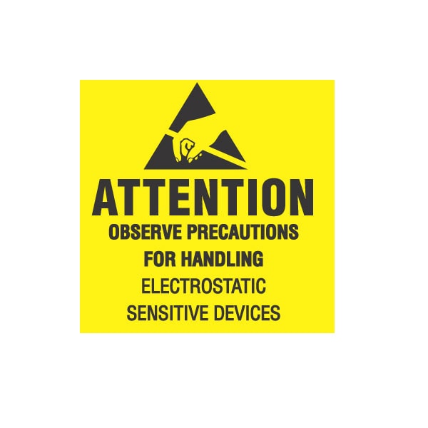 4x4, Attention Observe Precautions, label